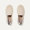 The Kids Sneaker in Sand shown from the top.