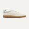 The RS01 Sneaker in Bone shown from the side.