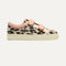 The Kids Strap Sneaker in Cat Blush shown from the side. 