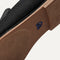 Outsole of The Ravello Loafer in Stone Black shown from below, in diagonal view.