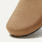 The toe and vamp of The Casual Clog, in diagonal view.