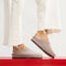 hover | Model wearing The Casual Clog in Dove.
