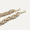 A close-up of The Shoulder Strap in White, focusing on the end snap hooks.