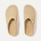 The Casual Clog in Pelican Raffia-Knit shown from the top. 