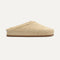 The Casual Clog in Pelican Raffia-Knit shown from the side. 