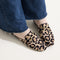 hover | Model wearing The Double Bit Loafer Mule in Desert Cat. 