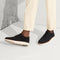 hover | Model wearing The Oxford in Black.