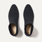 A pair of The Classic Boot in Black shown from the top. 