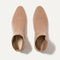 A pair of The Classic Boot in Tobacco shown from the top. 