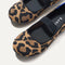Close up of the toe and vamp of The Kids Mary Jane in Amber Cat.