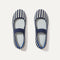 The Kids Mary Jane in Sailor Stripe shown from the top.