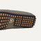 Close up of the raised nub outsoles of The Double Bit Driver in Classic Micro Check. 