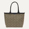 PDP |The Lightweight Zip Tote in Polar Zig Zag shown from the front.