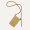 The Phone Crossbody in Brown Butter Crochet back shown from above.