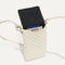 Close up of The Phone Crossbody interior slip pocket.