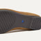 The sole of The Max Square Mary Jane in Wheat Raffia-Knit shown in diagonal view.