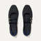 The Double Buckle Mary Jane in Black shown from the top.