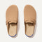 The Men's Clog in Butternut shown from the top. 