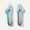 The Bow Point II in Powder Blue shown from the top. 