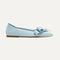The Bow Point II in Powder Blue shown from the side. 