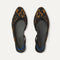 The Almond Slingback in Brown Torte shown from the top.