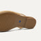 Close up of the outsole of The Almond Slingback in Eyelet Frappe.