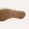 Close up of the outsole of The Almond Slingback in Off White Mesh.