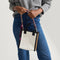 hover | The Shoulder Strap in Velvet Plum Chain, shown paired with The Petite Classic Tote.