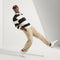 Alternate view of a model wearing The Men's Court Sneaker in Turf. 