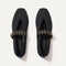 The Max Buckle Mary Jane in Black shown from the top.