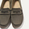 Close up of the toe and vamp of The Daily Driver in Classic Micro Check. 