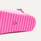 The sole of The Kids Double Strap Sandal in Tutu.