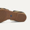 The outsole of The D'Orsay Point in Shortbread Stripe