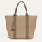 PDP |The Lightweight Tote in Caramel Twist shown from the front. 