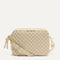 PDP |The Crossbody Camera Bag in  Sesame, shown from the front. 
