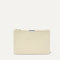 PDP |The Convertible Clutch in Love Bird Open-Knit, shown from the front.