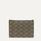 PDP |The Convertible Clutch in Polar Zig Zag, shown from the front.