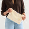 hover | Overlay::Shown with The Shoulder Strap in Opal White Chain (sold separately)  | Alt::The Convertible Clutch in Moonflower