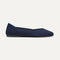 The Daily Flat in Navy shown from the side. 