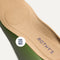 Close up of the Arch Effect Insole on The Daily Flat in Sable Spot. 