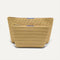 PDP | The Travel Pouch Set in Brown Butter Crochet shown from the front.