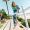 Another view of a model wearing The Cruiser Mary Jane in ReVelvet™ Lilac.