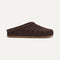 The Casual Clog in Chocolate Crochet shown from the side. 