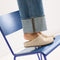 hover | Model wearing The Casual Clog in Powder Crochet.