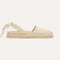 The D'Orsay Espadrille in Seashell, shown from the side. 