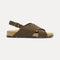 The Weekend Sandal in Cinnamon shown from the side. 