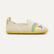 The Mini Loafer in Silly Sardine shown from a side view showing the outsole.