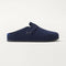 PDP | The Men's Clog in ReVelvet™ Deep Navy shown from the side. 