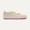 The Kids MJ Sneaker in Cream Puff shown from the side.