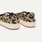Close up of the heel of The Kids MJ Sneaker in Desert Cat.